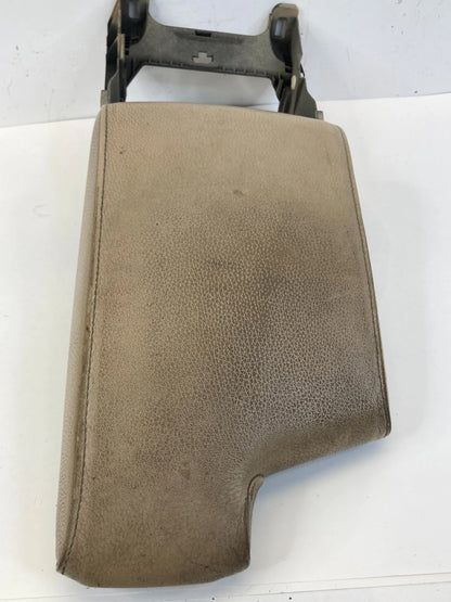 2007 2008 BMW 328XI CENTER CONSOLE ARMREST LID COVER BEIGE SYNTHETIC LEATHER OEM