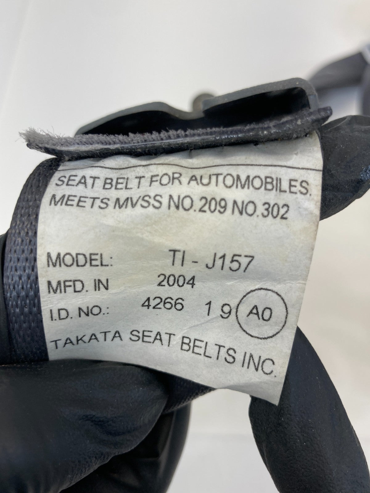 2001 02 03 04 2005 Honda Civic Front Right Passenger Side Seat Belt Retractor