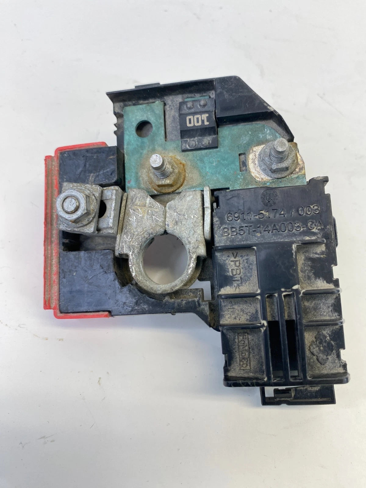 2011-2015 FORD EXPLORER POSITIVE BATTERY CABLE FUSE TERMINAL END BB5T-14A094 OEM