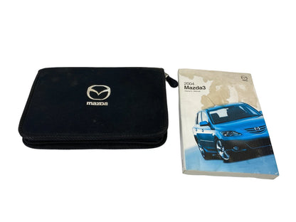 2004 04 MAZDA 3 MAZDA3 I SEDAN OWNERS MANUAL GUIDE HANDBOOK W/ BOOK CASE OEM