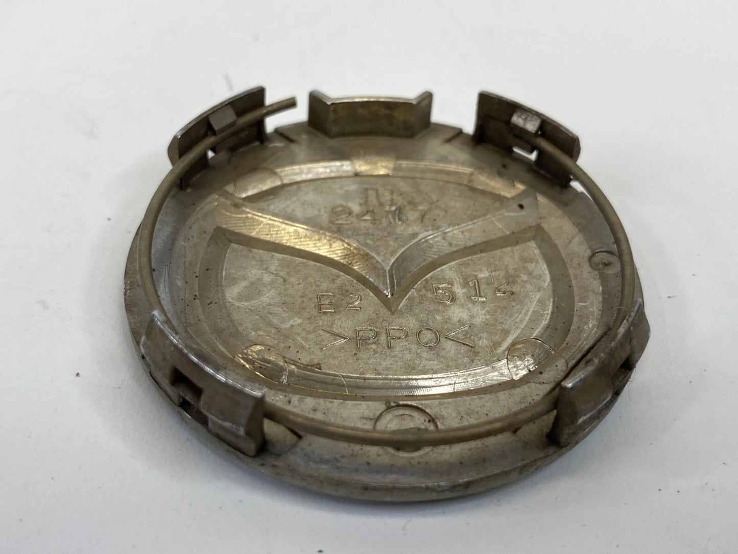 MAZDA WHEEL CENTER CAP RIM HUB CAP CHROME SILVER HUBCAP E2512 2477 OEM