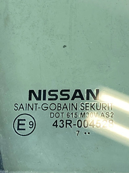 2007-2012 NISSAN VERSA HATCHBACK REAR RIGHT SIDE DOOR QUARTER WINDOW GLASS OEM