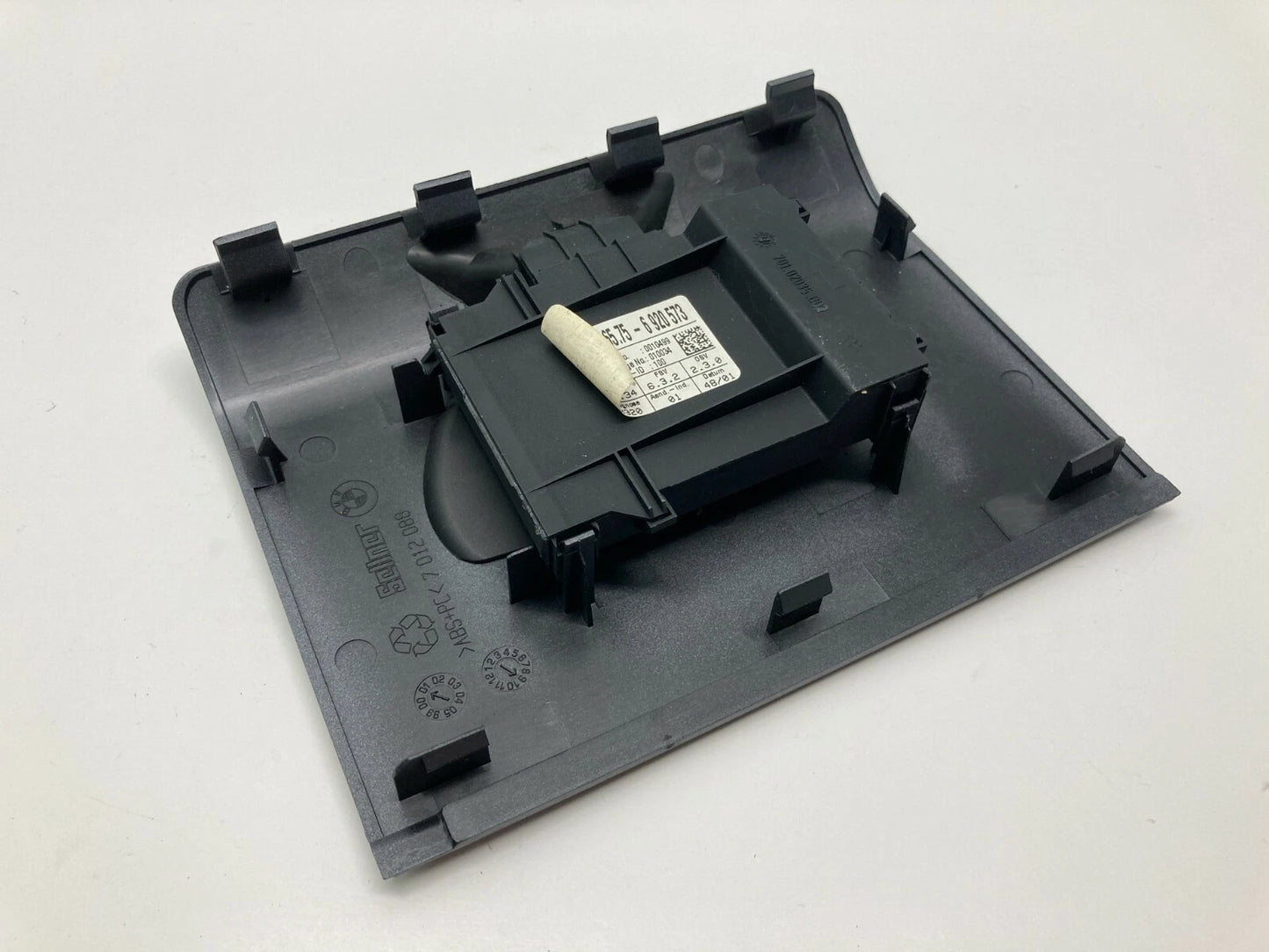 02-05 BMW 745I ALARM CONTROL MODULE ULTRASONIC SENSOR COVER TRIM 65756920573 OEM