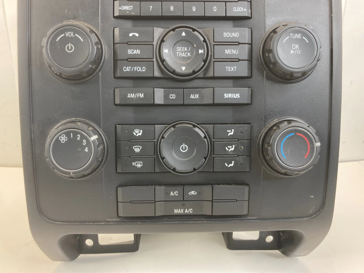 2009-2012 FORD ESCAPE RADIO STEREO CD PLAYER & CLIMATE CONTROL 9L8T-19C107-AB