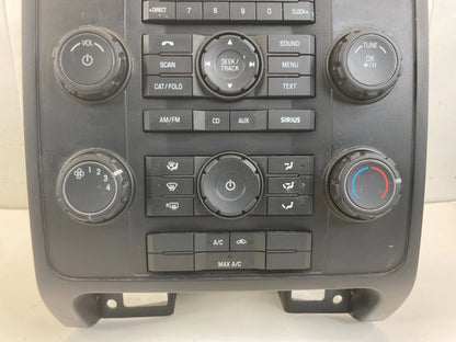 2009-2012 FORD ESCAPE RADIO STEREO CD PLAYER & CLIMATE CONTROL 9L8T-19C107-AB