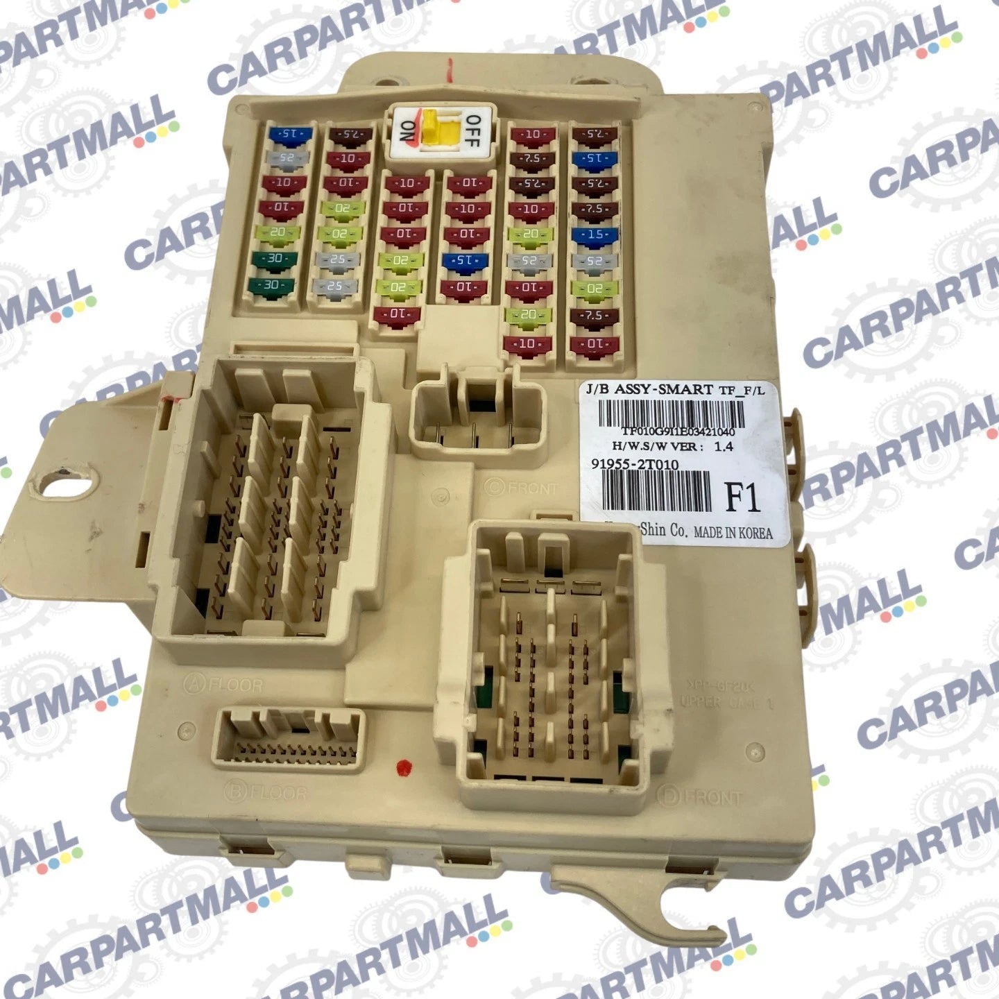 2013-2016 Kia Optima Interior Under Dash Fuse Relay Box 91955-2T010 OEM