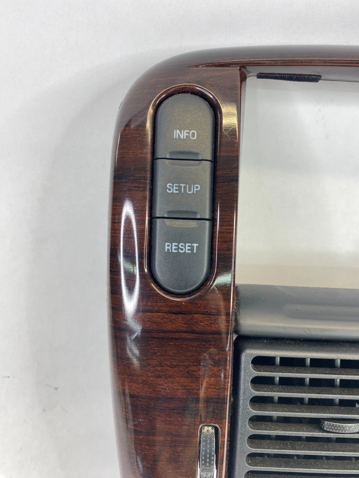 2002-2005 FORD EXPLORER DASH RADIO CLIMATE BEZEL COVER TRIM W/ SWITCHES AIR VENT