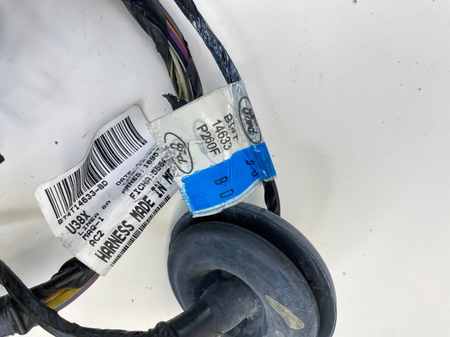 2011-2014 Ford Edge Rear Left Side Back Door Wiring Harness BT4T-14633-BD OEM