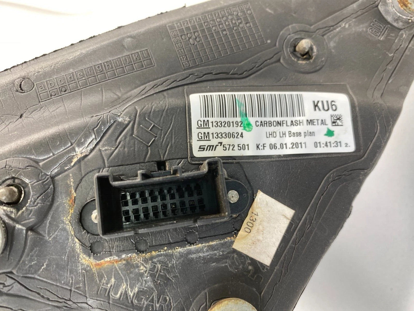 2011-2013 BUICK REGAL CXL FRONT LEFT DRIVER SIDE VIEW POWER MIRROR 13320192 OEM