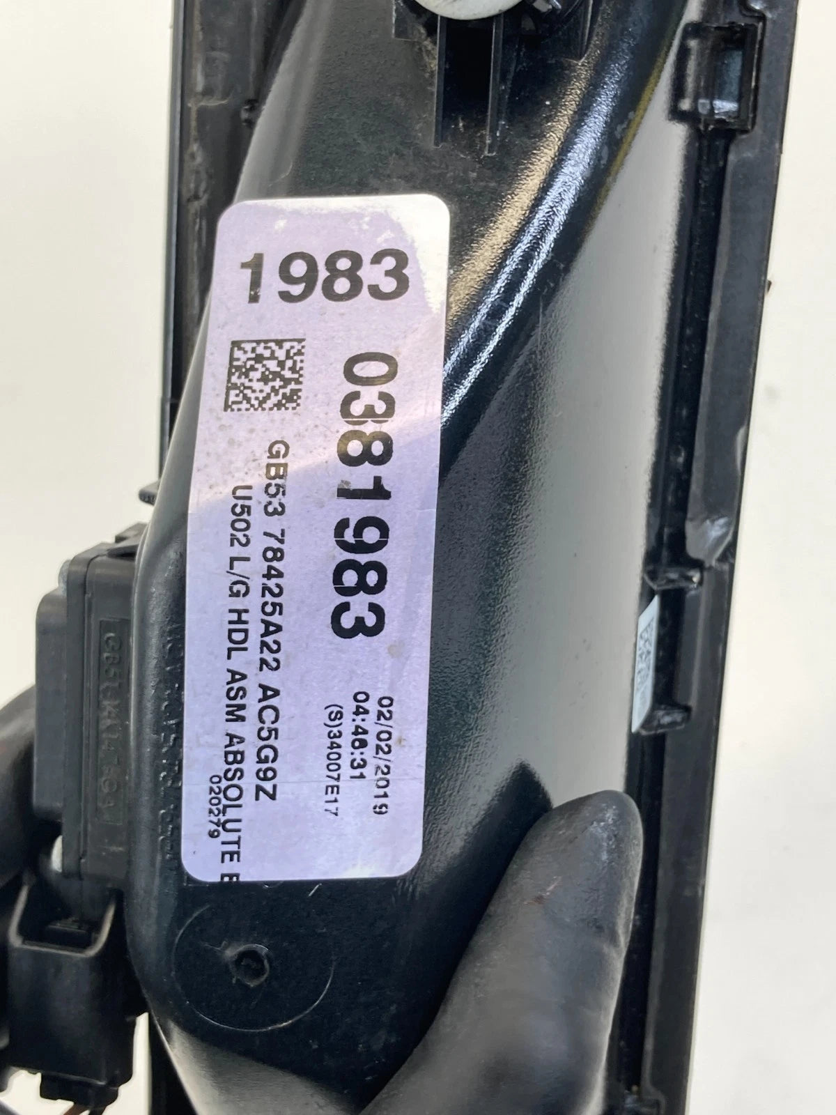 16-19 FORD INTERCEPTOR TAILGATE LIFTGATE DOOR RELEASE HANDLE GB53-78425A22-AC