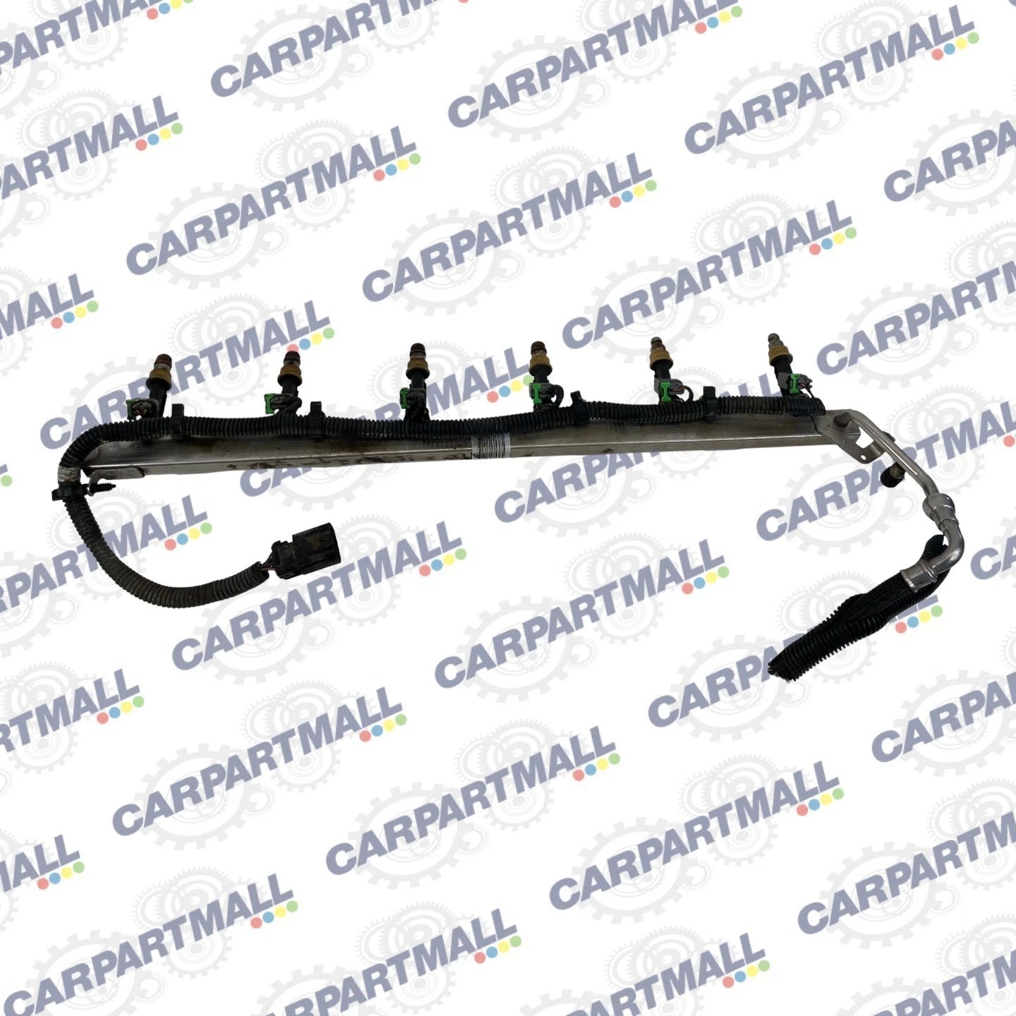 2002-2005 CHEVROLET TRAILBLAZER 4.2L L6 FUEL INJECTOR RAIL W/ INJECTORS OEM