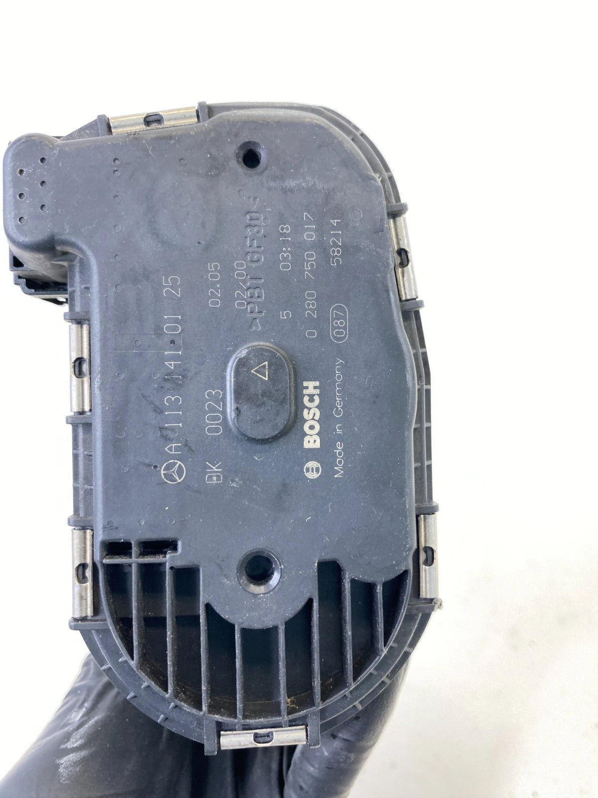 2006 MERCEDES CLS500 CL500 ENGINE AIR INTAKE THROTTLE BODY ASSEMBLY A1131410125