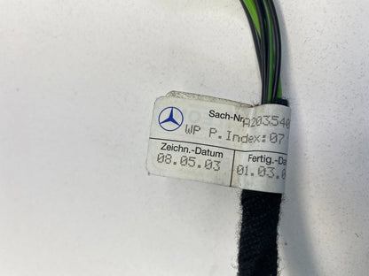 04 MERCEDES BENZ E320 E 320 FRONT DOOR WIRING WIRE CABLE PLUG SOCKET 0035400681