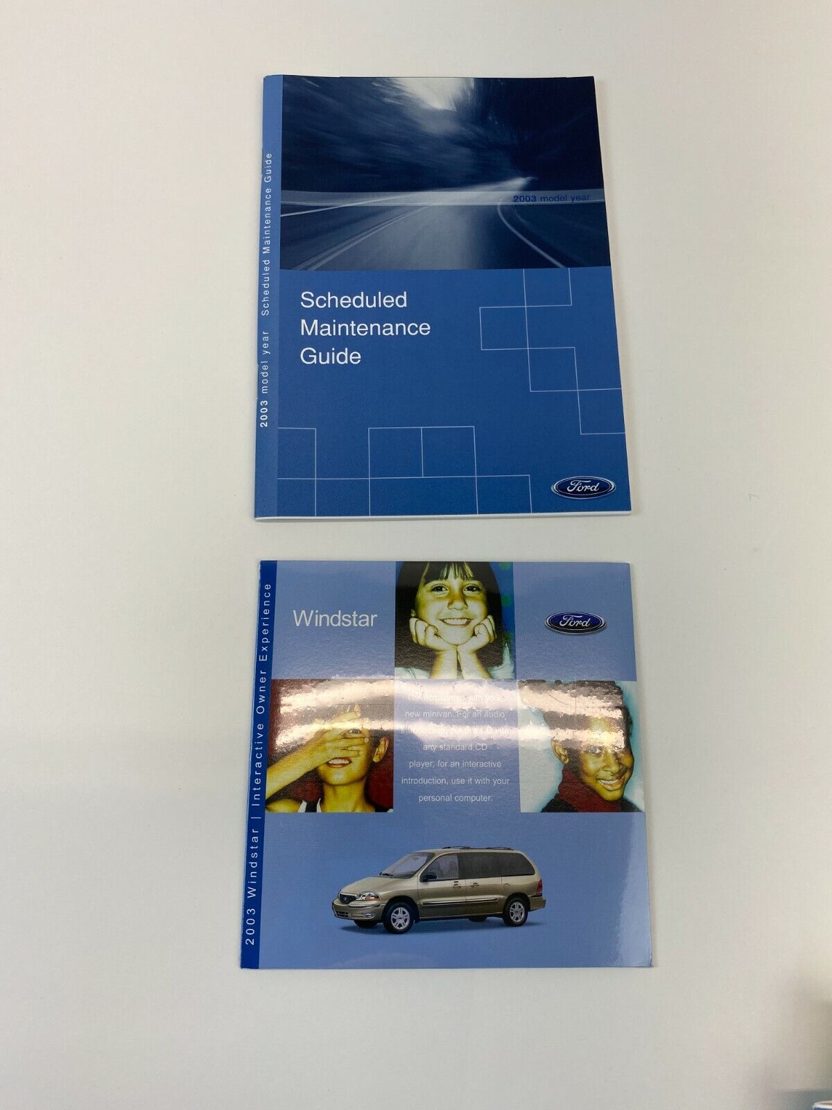 2003 Ford Windstar SEL 3.8 Owners Manual Information Guide Book Set w / Case OEM