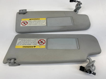 2001-2005 VOLKSWAGEN NEW BEETLE FRONT SUN VISOR SET LEFT RIGHT PAIR ASSEMBLY OEM