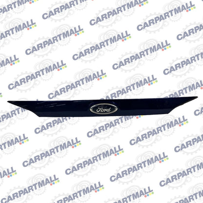 12-14 FORD FOCUS SEDAN REAR TRUNK DECK LID MOLDING FINISH PANEL W EMBLEM BLUE