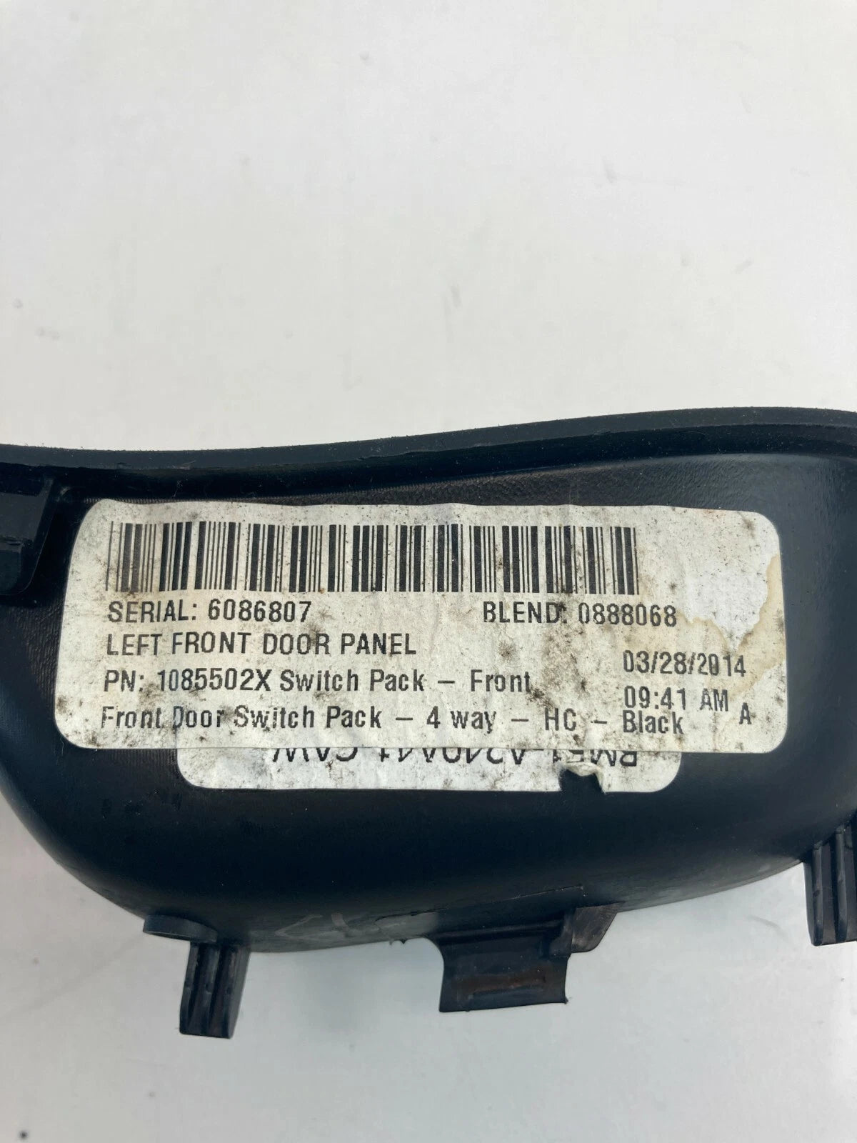 12-18 FORD FOCUS FRONT LEFT DRIVER MASTER WINDOW SWITCH BEZEL PANEL 1085502X OEM