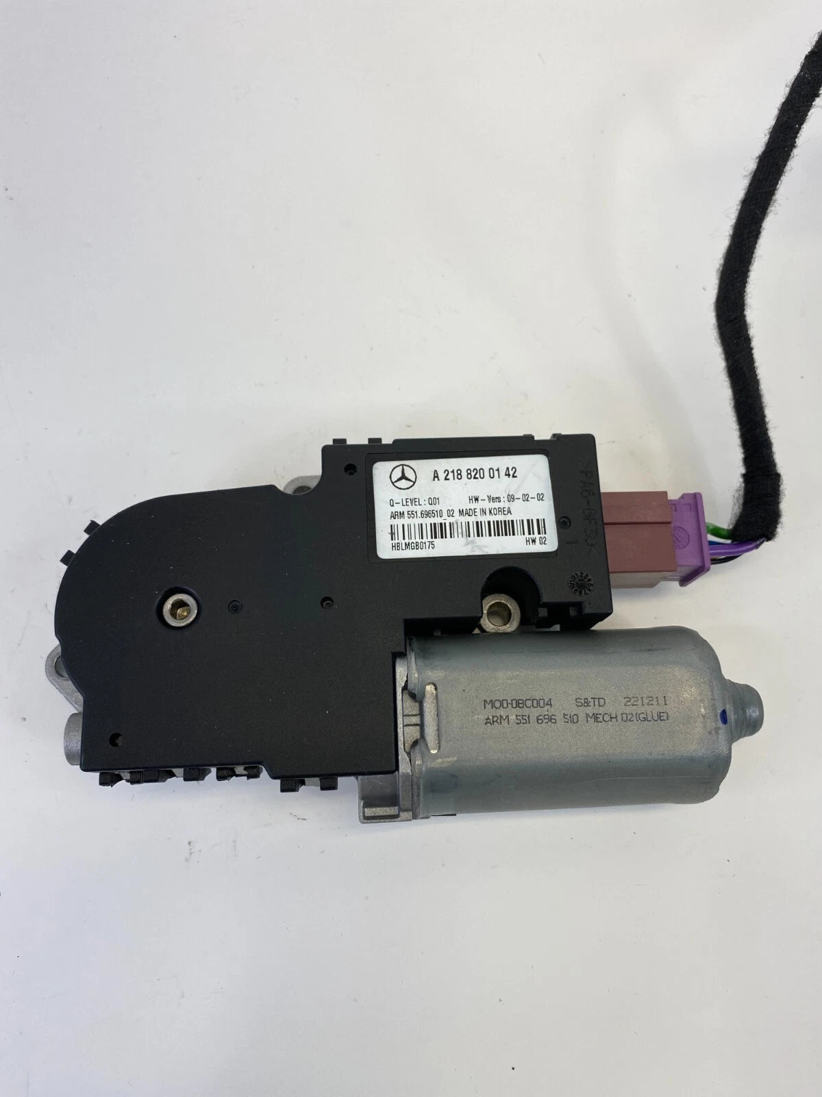 2006-2016 MERCEDES-BENZ E350 UPPER SUNROOF MOTOR CONTROL OEM FACTORY A2188200142