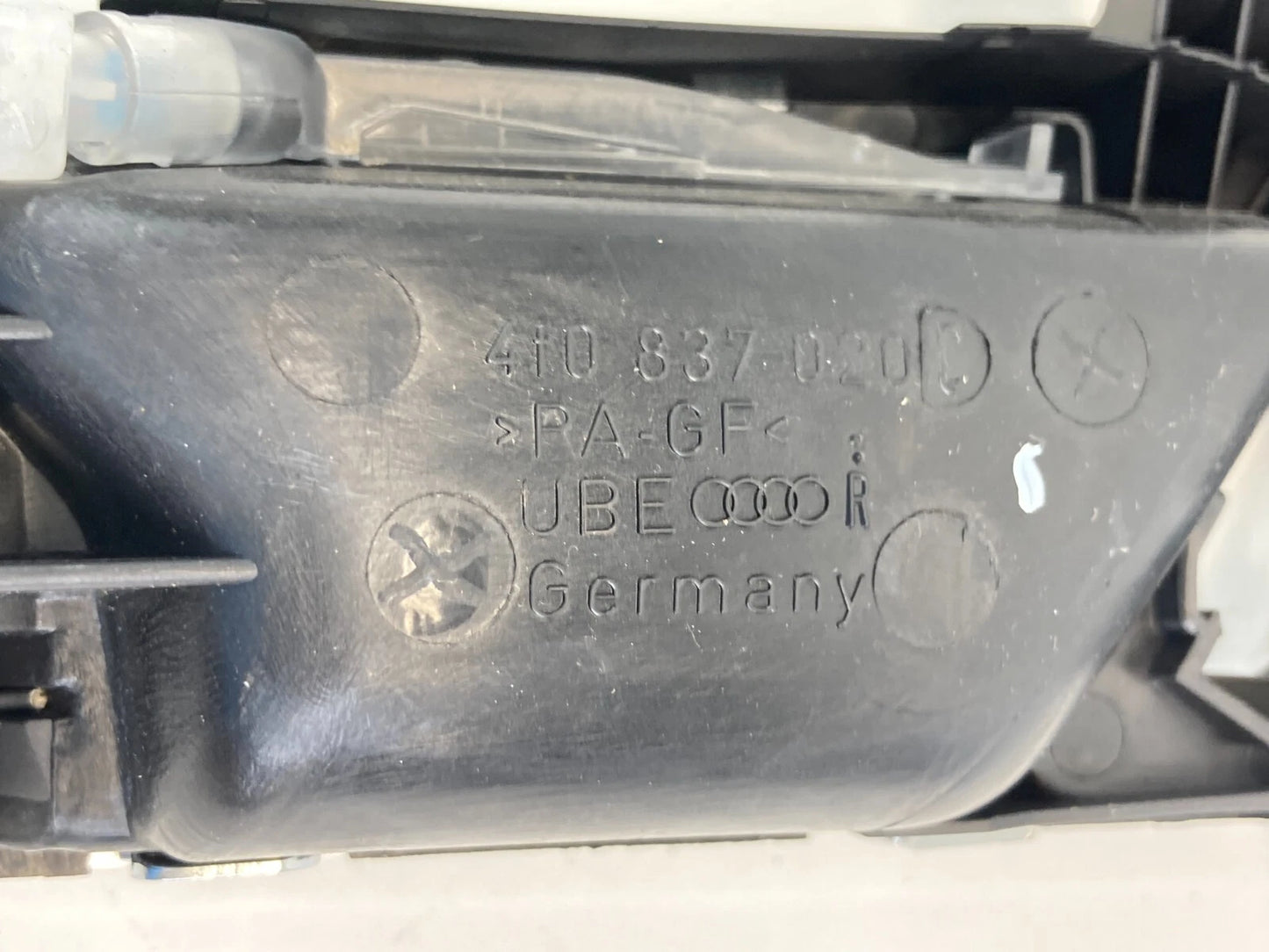 05-11 AUDI A6 QUATTRO FRONT RIGHT SIDE INNER DOOR HANDLE W/ BEZEL 4F0837020C OEM