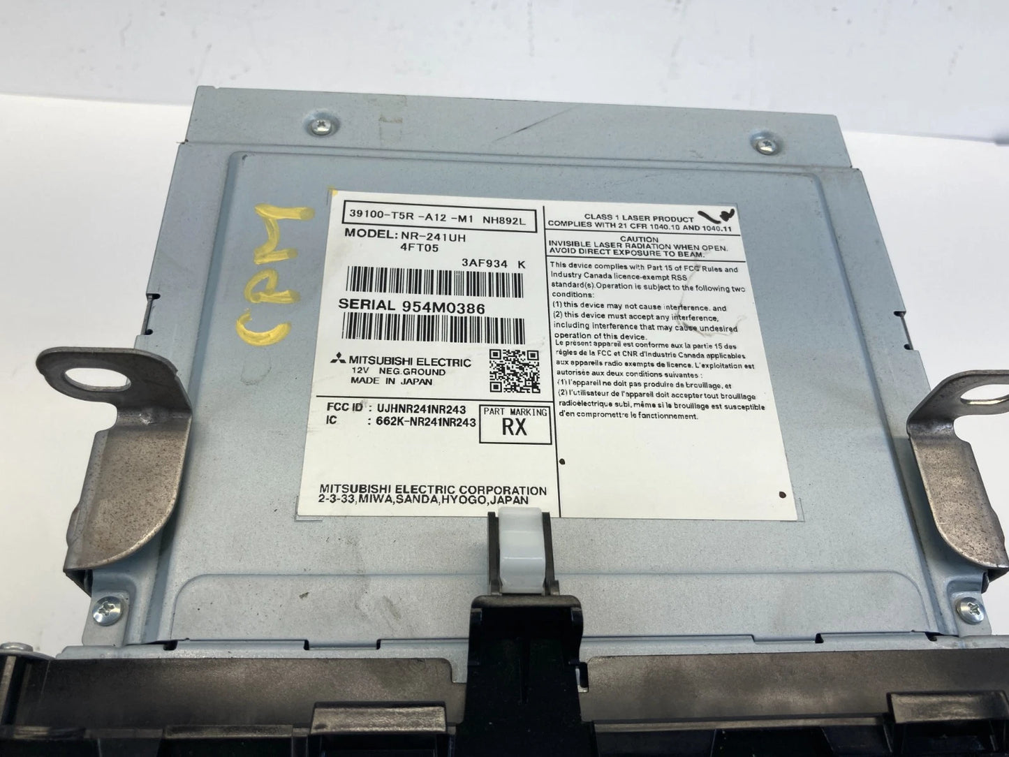 2015-2017 Honda Fit Radio AM/FM CD Player Display Screen 39100-T5R-A12-M1 OEM