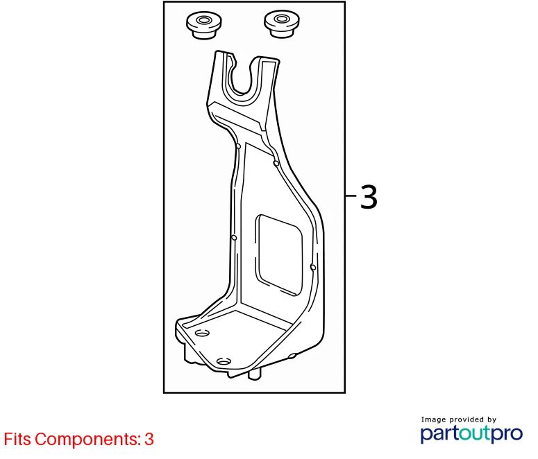 2016-2019 CHEVROLET CRUZE 1.4L ABS PUMP BRAKE SUPPORT BRACKET HOLDER 39017042