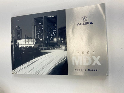2004 04 ACURA MDX OWNERS MANUAL CONSUMER INFO WARRANTY BOOK W/ CASE OEM