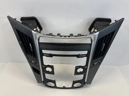 2011-2014 HYUNDAI SONATA DASH RADIO CLIMATE CONTROL BEZEL W/ AIR VENTS OEM