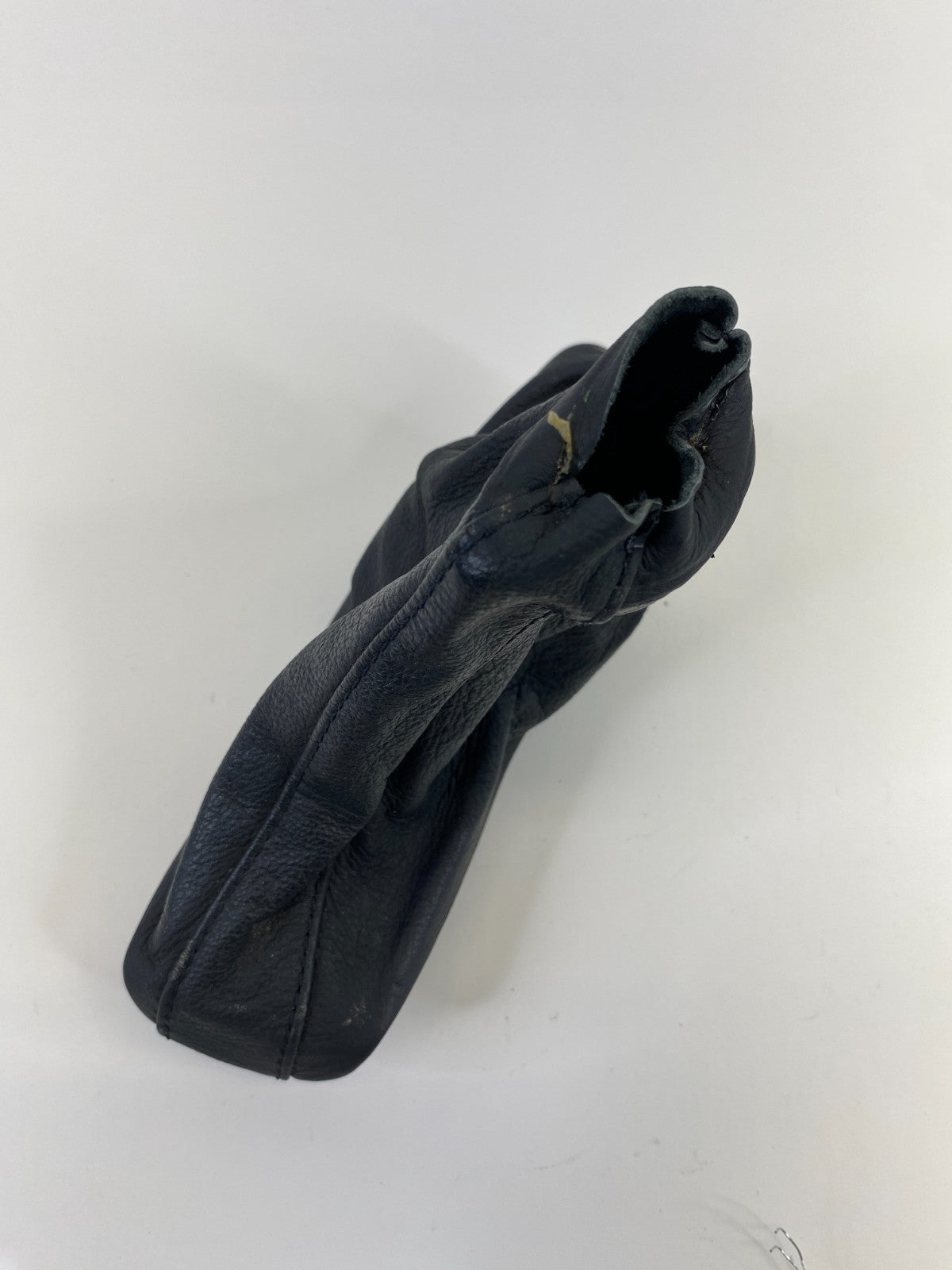 06 07 BMW 530xi Emergency Parking Brake Boot Handle Cover Leather 34427034091