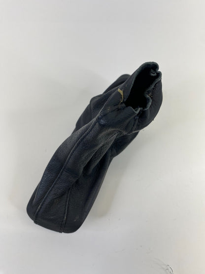 06 07 BMW 530xi Emergency Parking Brake Boot Handle Cover Leather 34427034091