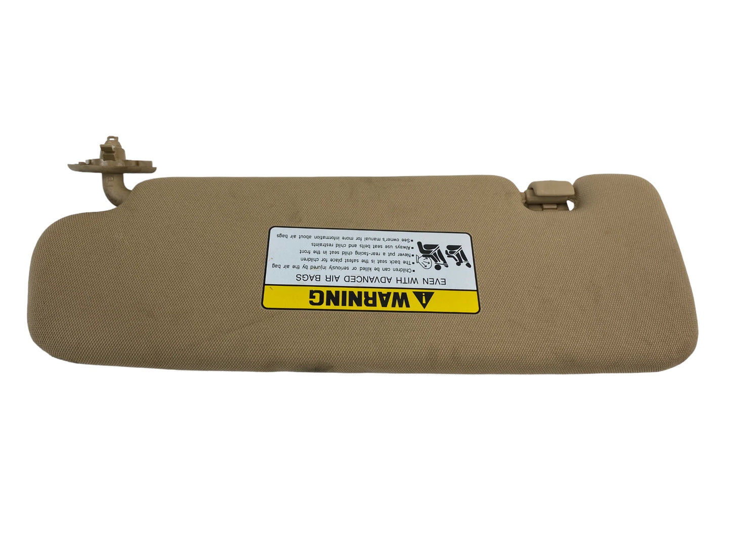 2012-2014 HYUNDAI SONATA W SUNROOF RIGHT PASSENGER SIDE SUNVISOR SUN VISOR