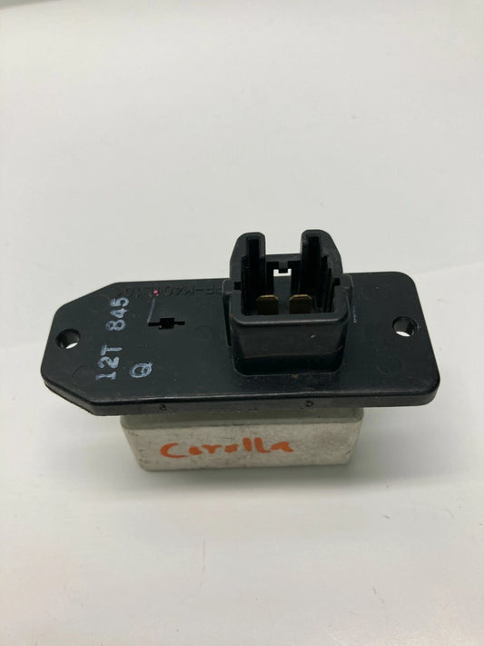 93-02 TOYOTA COROLLA A/C AC HEAT HEATER BLOWER MOTOR FAN RESISTOR 12T-845 OEM