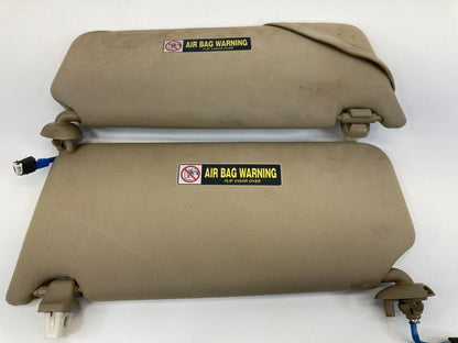 2008-2012 HONDA ACCORD LEFT & RIGHT SIDE SUNVISOR SUN VISOR SET PAIR OEM