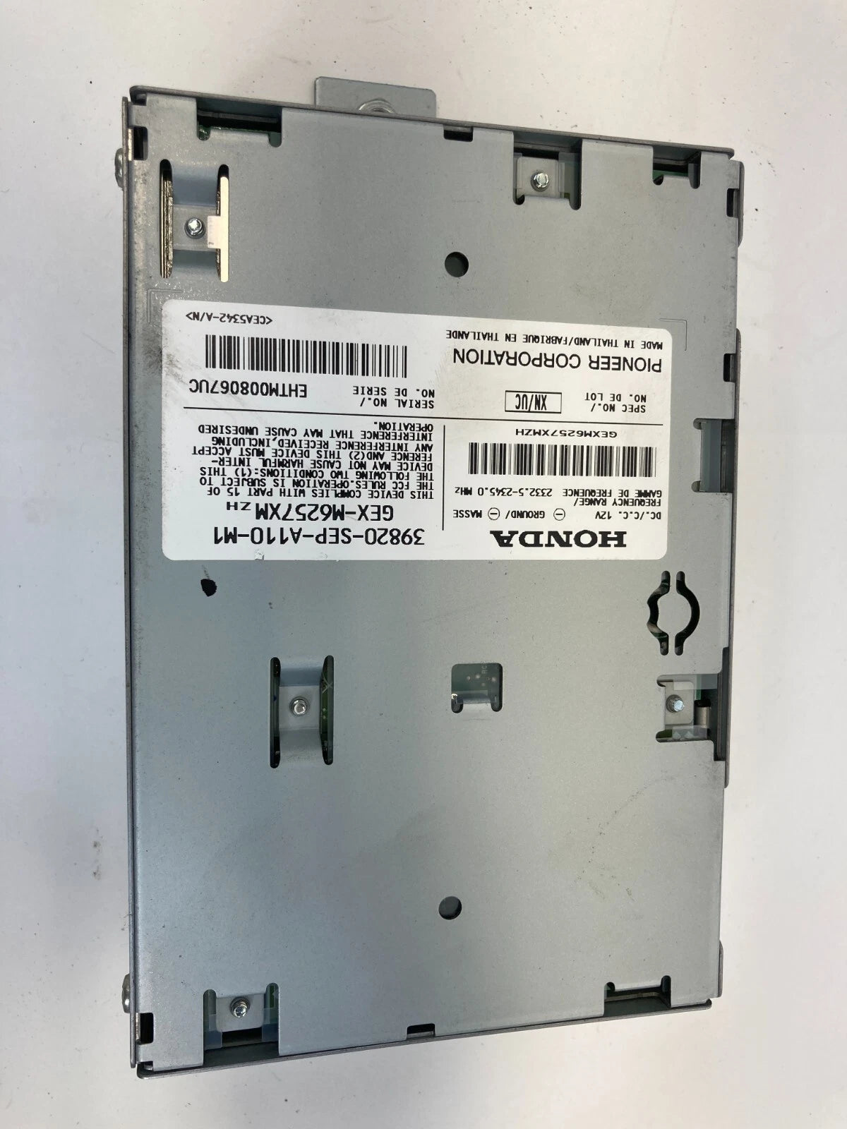 04-08 ACURA TL XM RADIO TUNER MODULE PIONEER 39820-SEP-A110-M1 39820SEPA110 OEM