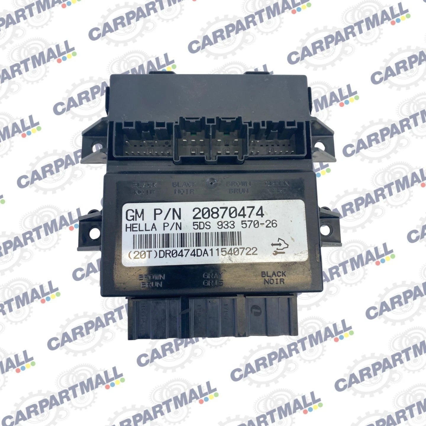2011 11 Buick Enclave Front Seat Memory Control Module 20870474 OEM