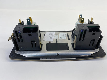 08-09 BMW 550I SEDAN REAR CONSOLE SEAT HEATER SWITCH & POWER OUTLET 695114405