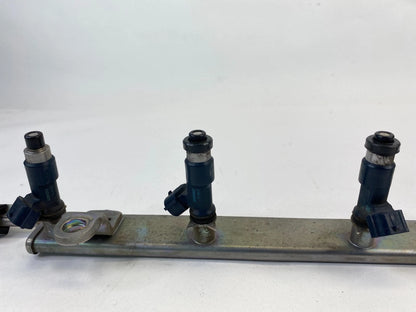 09 MITSUBISHI GALANT 2.4L ENGINE FUEL INJECTION RAIL W/ INJECTORS COIL PACK SET