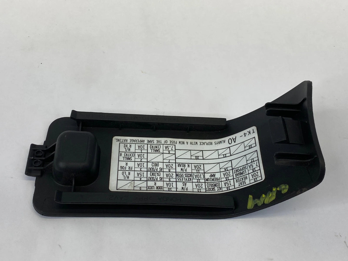 09-14 ACURA TL LEFT SIDE LOWER KICK PANEL FUSE BOX CAP COVER TRIM 83112TK4A OEM