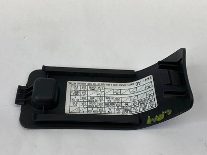 09-14 ACURA TL LEFT SIDE LOWER KICK PANEL FUSE BOX CAP COVER TRIM 83112TK4A OEM