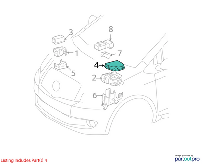 2007-2012 TOYOTA YARIS 1.5L L4 A/T ENGINE COMPARTMENT FUSE BOX JUNCTION BLOCK