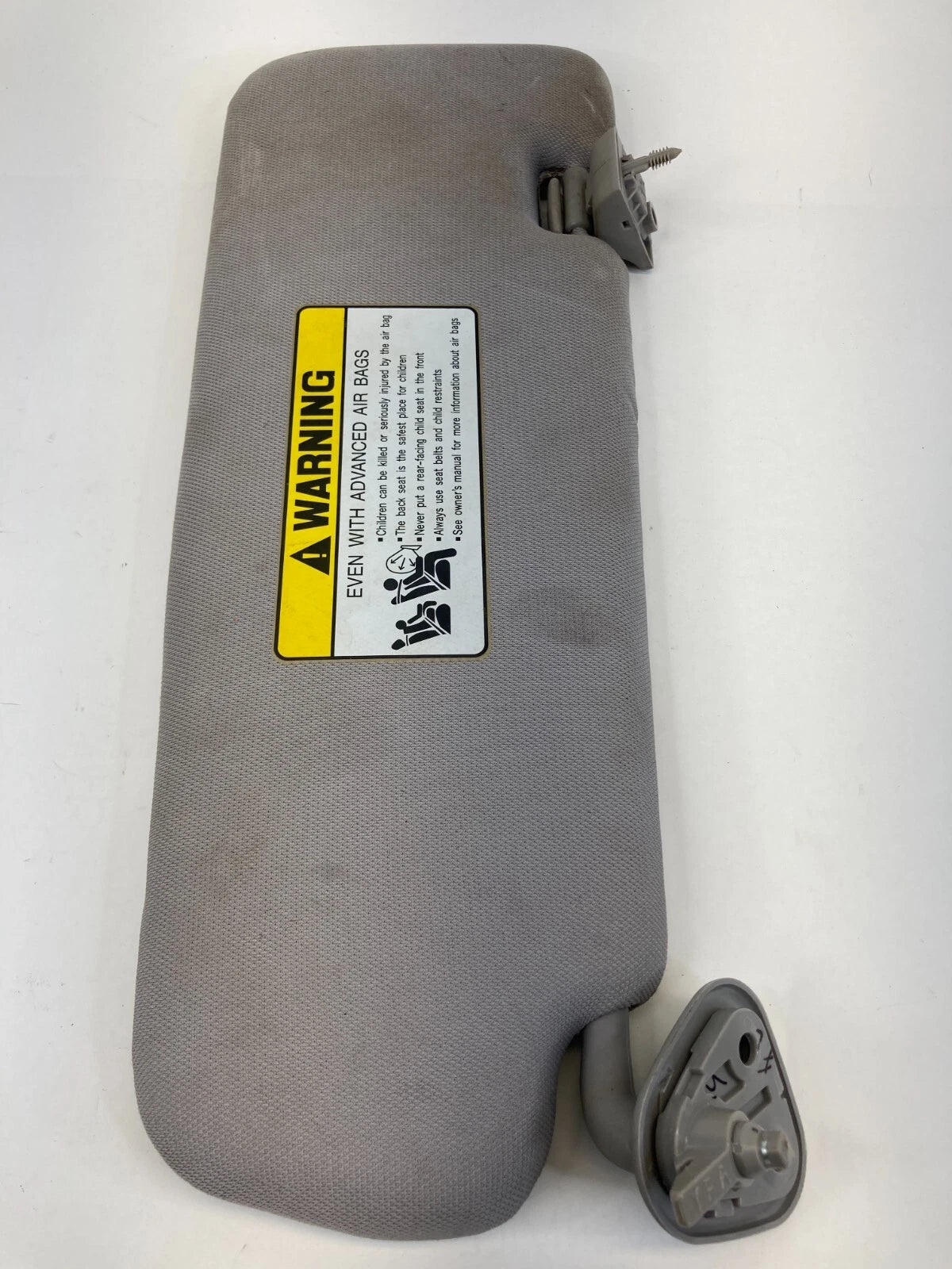 2011-2014 HYUNDAI SONATA W SUNROOF LEFT SUNVISOR DRIVER SUN VISOR SHADE GREY OEM