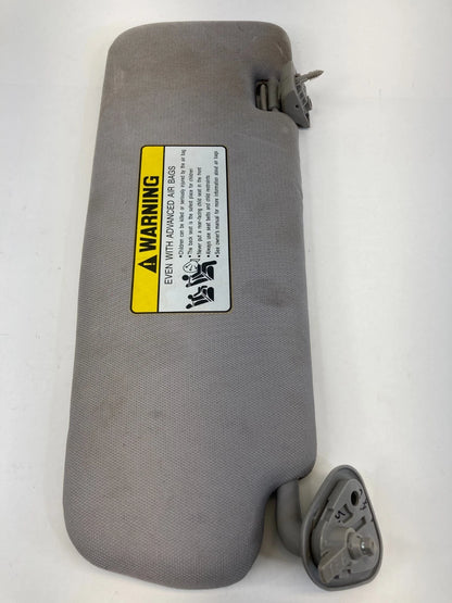 2011-2014 HYUNDAI SONATA W SUNROOF LEFT SUNVISOR DRIVER SUN VISOR SHADE GREY OEM