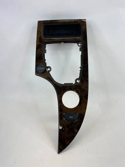 2008-2010 BMW E60 550i 08 535XI CENTER CONSOLE SHIFTER BEZEL W/O VOICE CONTROL