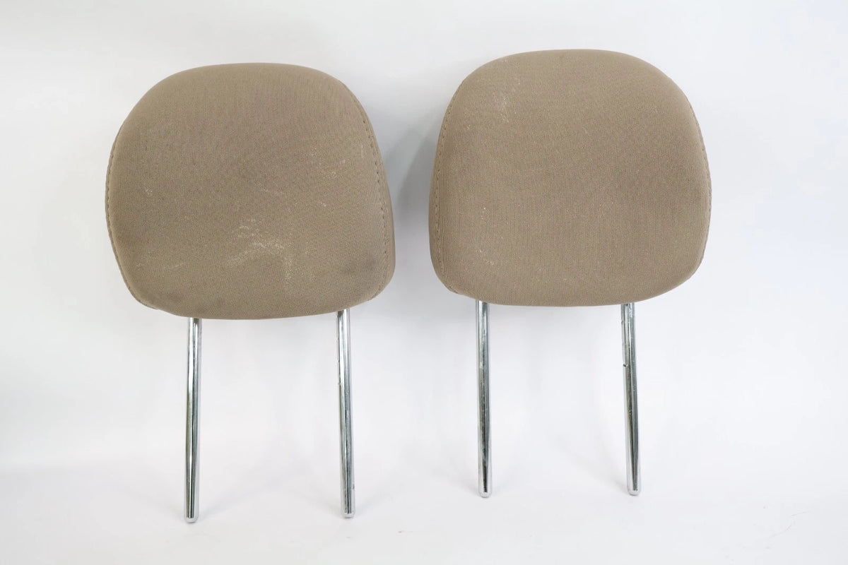 2014-2016 HYUNDAI ELANTRA REAR OUTER HEADRESTS LEFT RIGHT PAIR BEIGE OEM