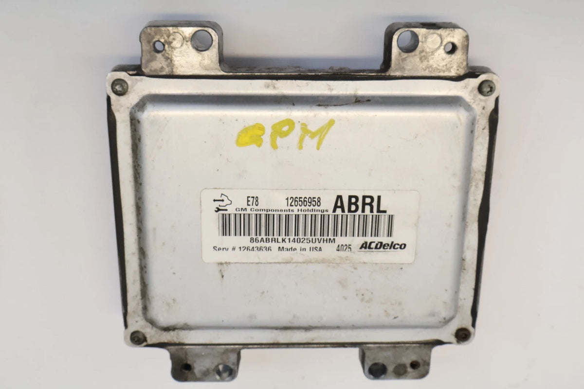 2012-2014 CHEVROLET SONIC 1.8L ENGINE COMPUTER CONTROL MODULE ECM ECU 12656958