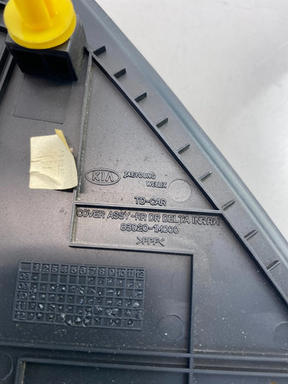 10-13 KIA FORTE REAR RIGHT PASSENGER SIDE DOOR INTERIOR CORNER COVER 83920-1M000
