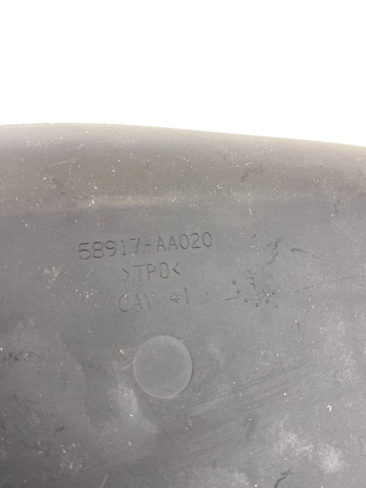 2004-2008 TOYOTA SOLARA CENTER CONSOLE INSERT MAT RUBBER 58917-AA020 OEM