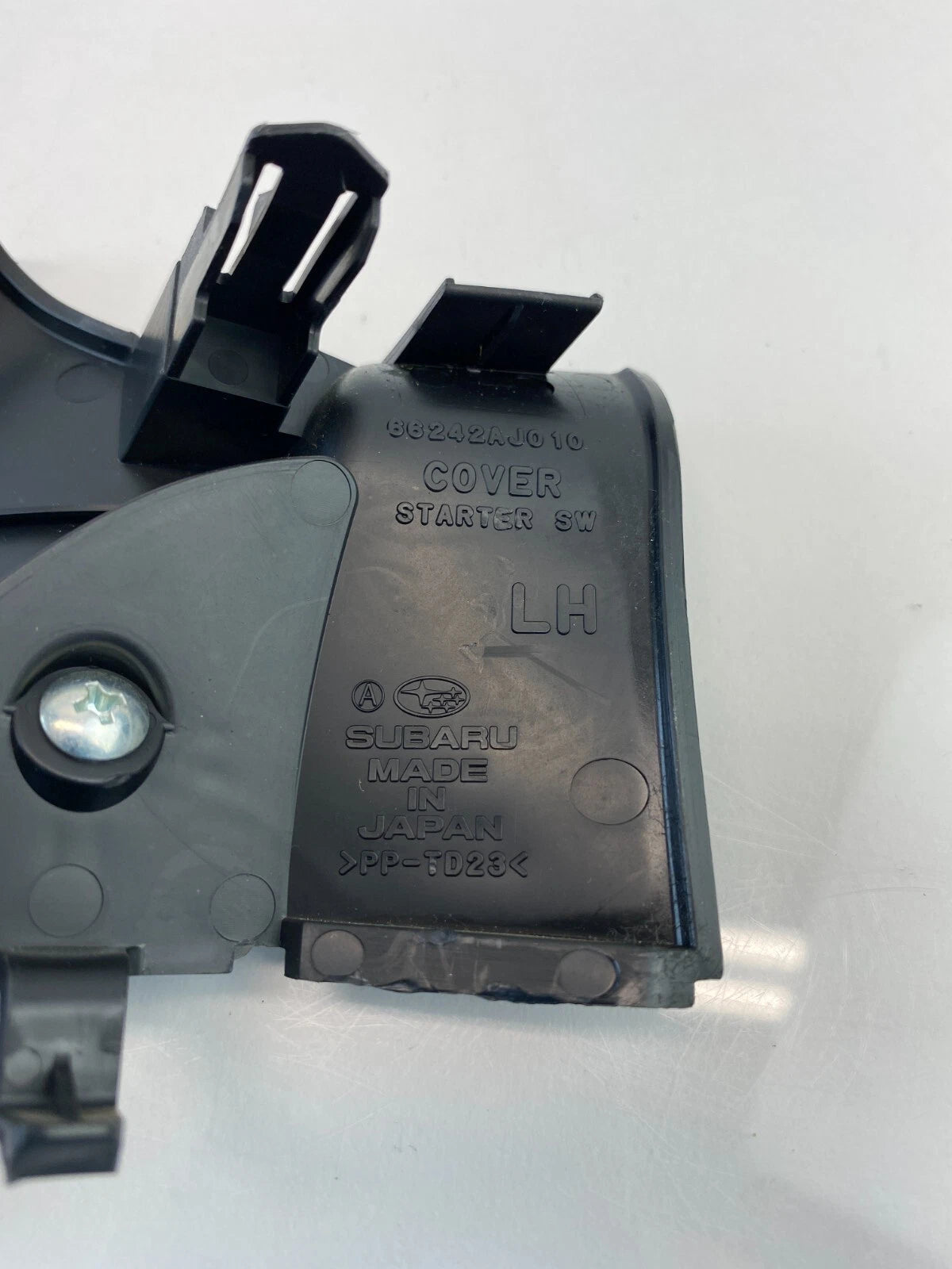 2010-2014 SUBARU LEGACY DASH LEFT DRIVER SIDE DASH STARTER SWITCH COVER TRIM OEM