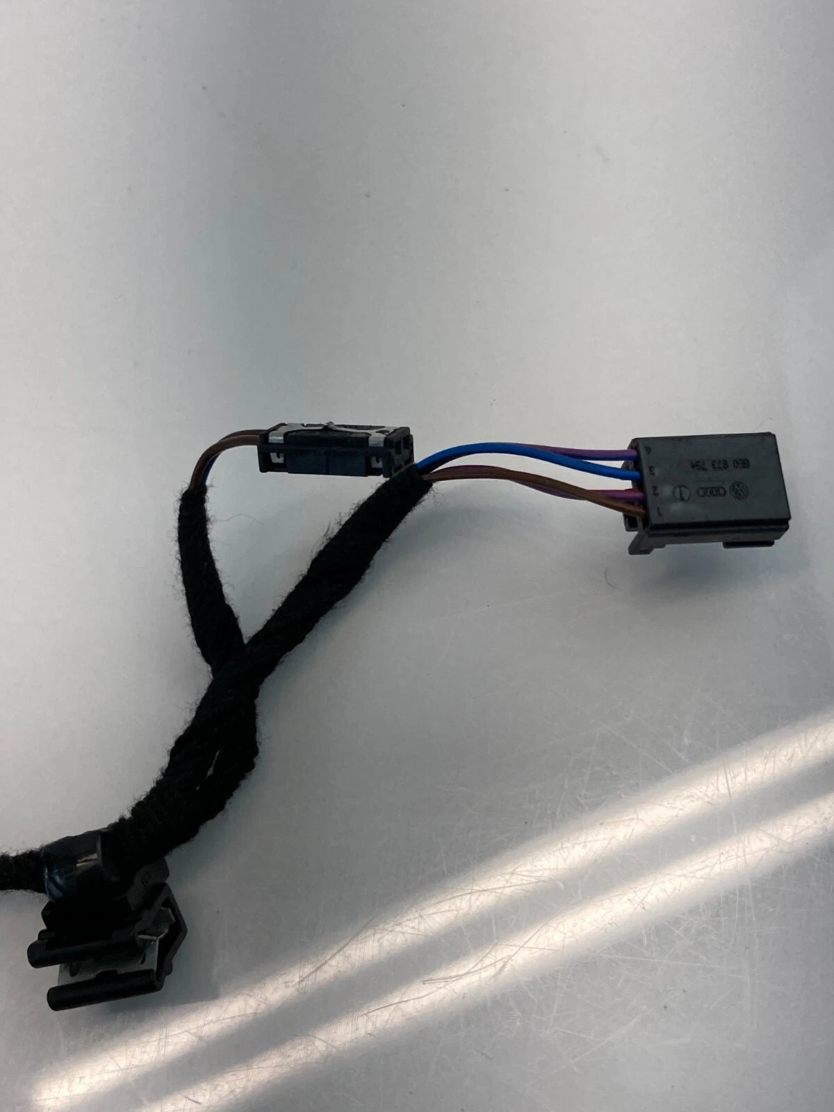 2007 2008 2009AUDI Q7 REAR LEFT DRIVER DOOR WIRING WIRE HARNESS 4L0-971-693 OEM