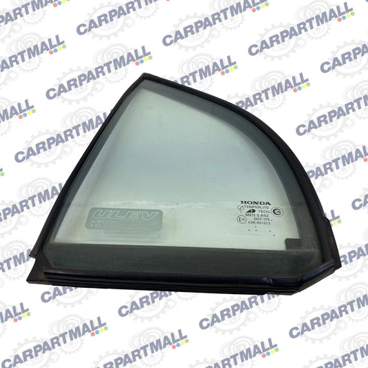 01-05 HONDA CIVIC SEDAN REAR DOOR WINDOW VENT GLASS DRIVER LEFT 73491-S5D OEM