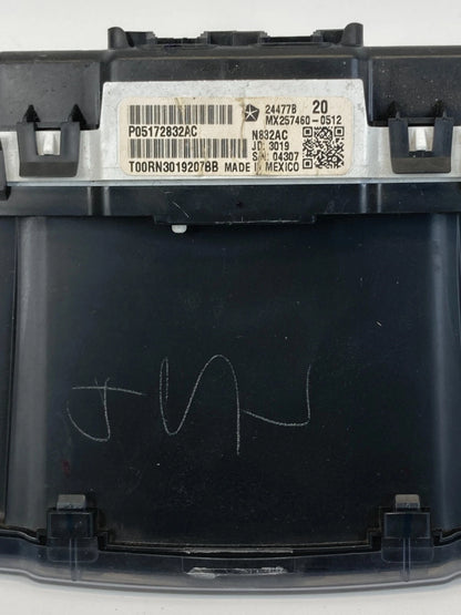 2010 Dodge Journey Instrument Cluster Speedometer Gauges UNK Miles 05172832AC